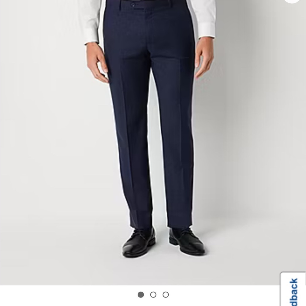 Men's Navy Suit Pants
